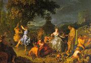 Michel-Ange Houasse Bacchanal oil on canvas